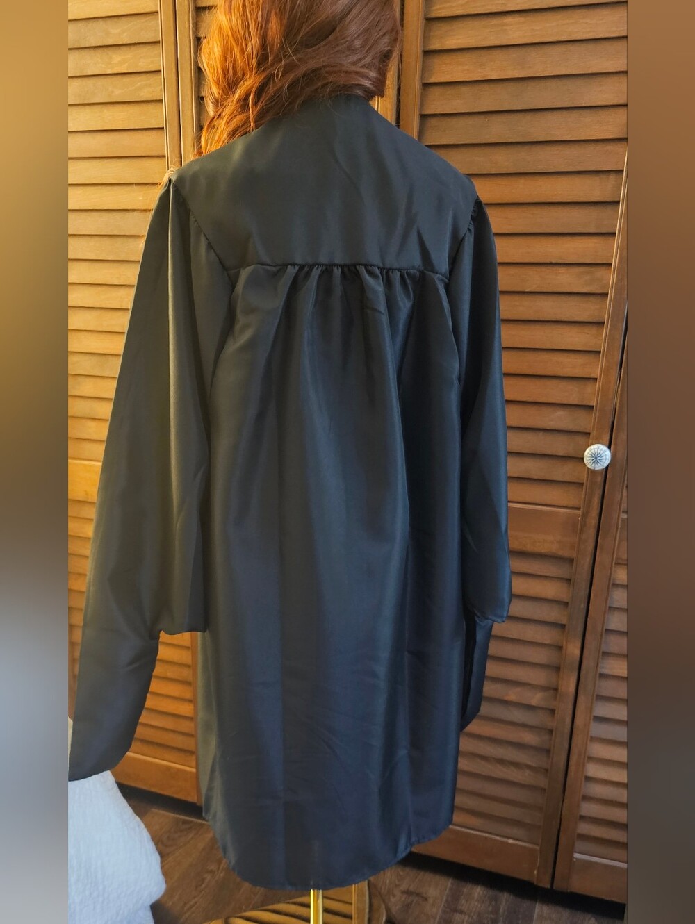 Black Jostens' BDG Collection Master's Graduation Cap and Gown - Picture 3 of 9